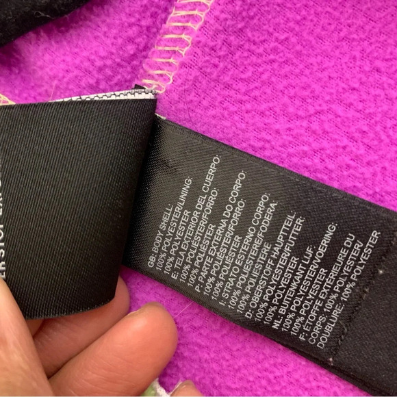 The North Face Kids Two Tone Fleece Zip Up Hoodie Size 14-16 L (Flaw) - Picture 5 of 12